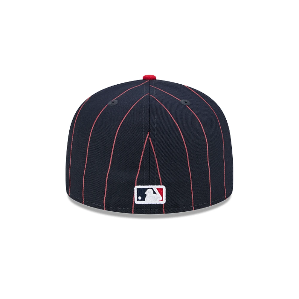 Boston Red Sox MLB Throwback 59FIFTY Cerrada Pinstripe