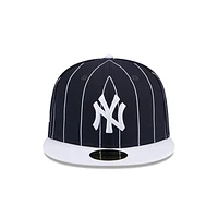 New York Yankees MLB Throwback 59FIFTY Cerrada Pinstripe