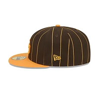 San Diego Padres MLB Throwback 59FIFTY Cerrada Pinstripe