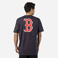 Playera Manga Corta Boston Red Sox MLB Throwback Pinstripe