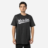 Playera Manga Corta Chicago White Sox MLB Throwback Pinstripe