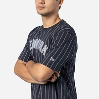 Playera Manga Corta New York Yankees MLB Throwback Pinstripe