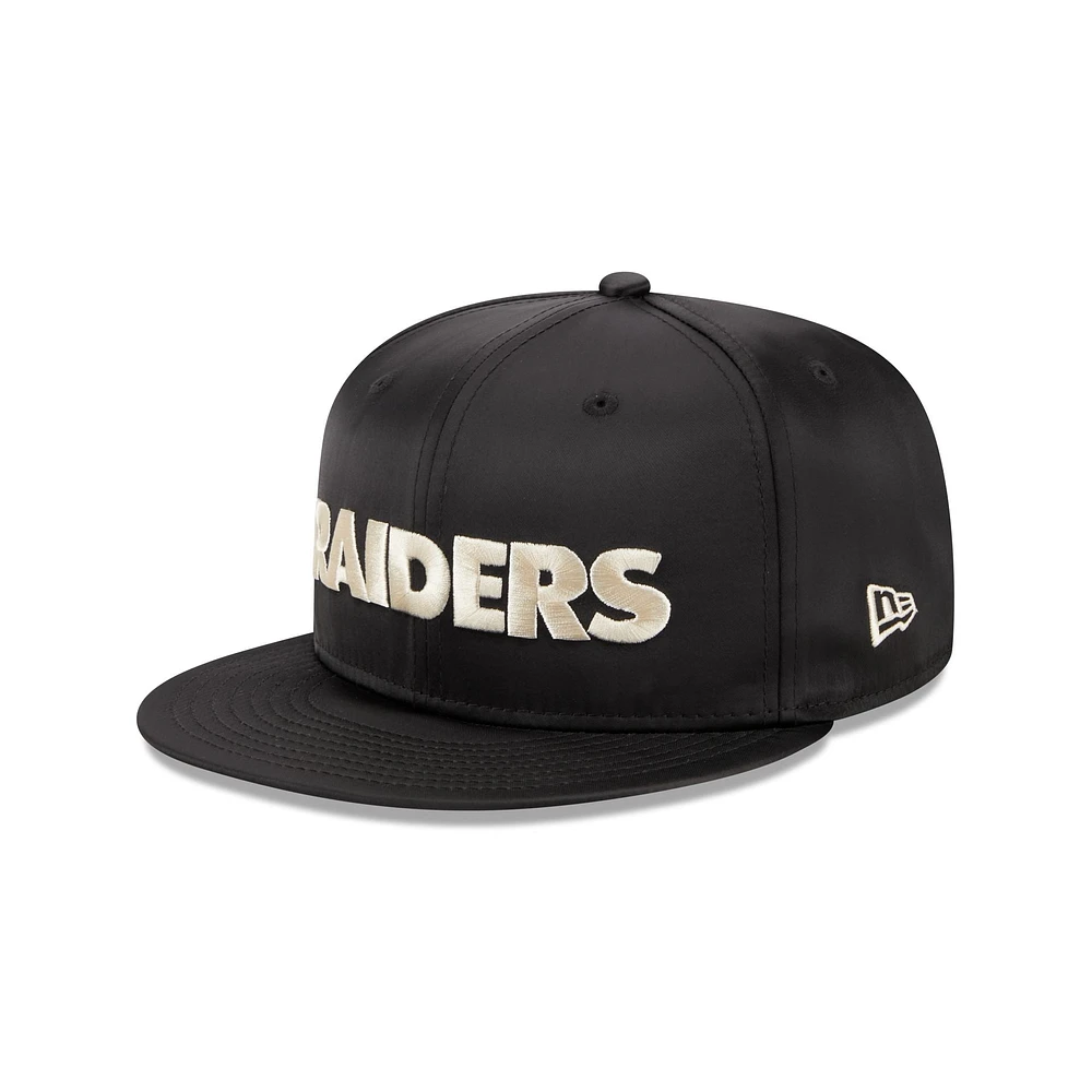 Las Vegas Raiders NFL Satin Script 9FIFTY Snapback