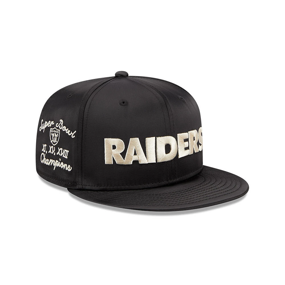 Las Vegas Raiders NFL Satin Script 9FIFTY Snapback