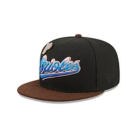 Baltimore Orioles MLB Feathered Cord 59FIFTY Cerrada