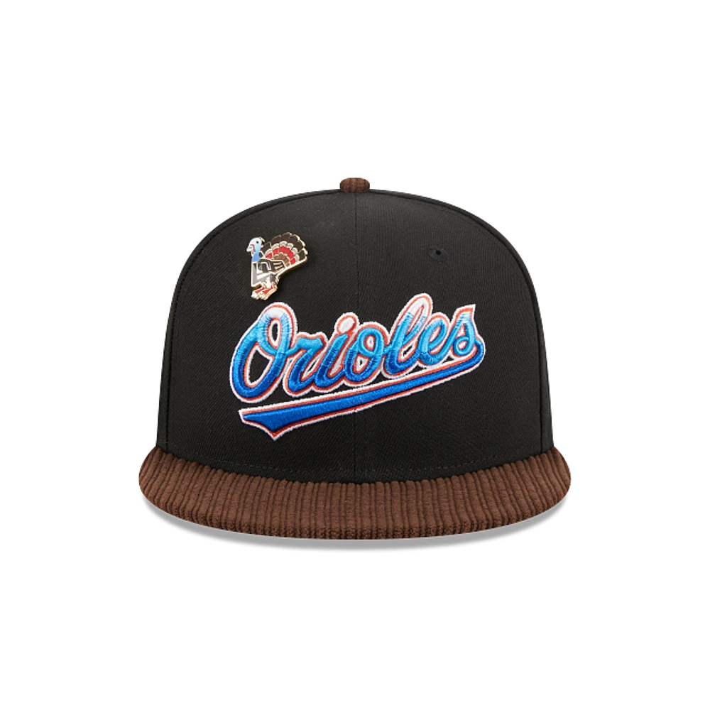 Baltimore Orioles MLB Feathered Cord 59FIFTY Cerrada