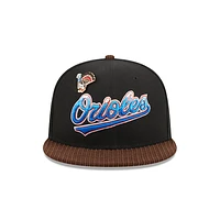 Baltimore Orioles MLB Feathered Cord 59FIFTY Cerrada