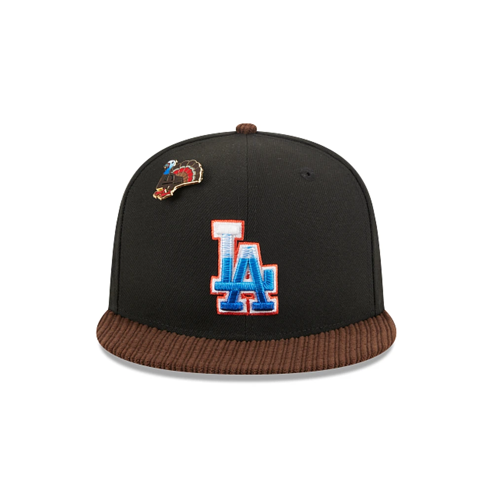 Los Angeles Dodgers MLB Feathered Cord 59FIFTY Cerrada