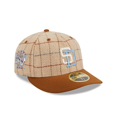 San Diego Padres MLB Herringbone Check 59FIFTY LP Cerrada