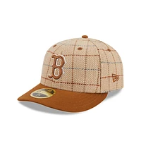 Boston Red Sox MLB Herringbone Check 59FIFTY LP Cerrada