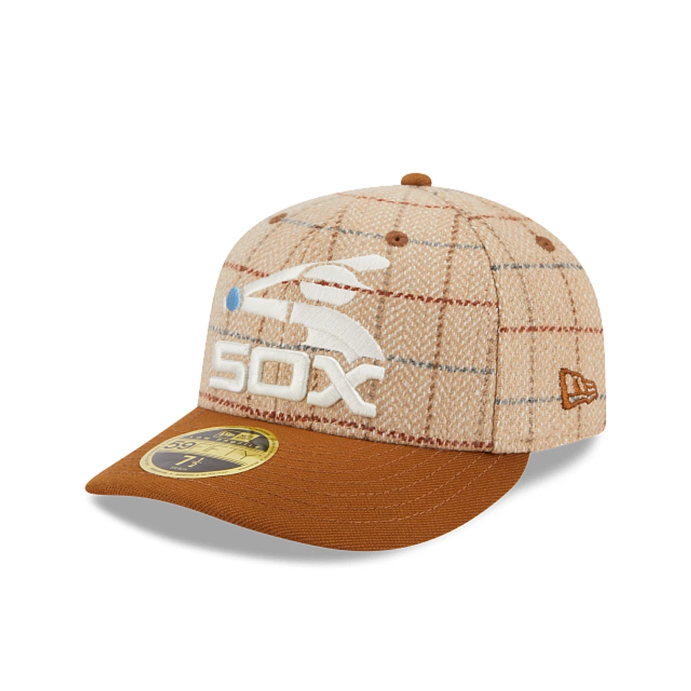 Chicago White Sox MLB Herringbone Check 59FIFTY LP Cerrada