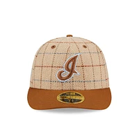 Cleveland Indians MLB Herringbone Check 59FIFTY LP Cerrada