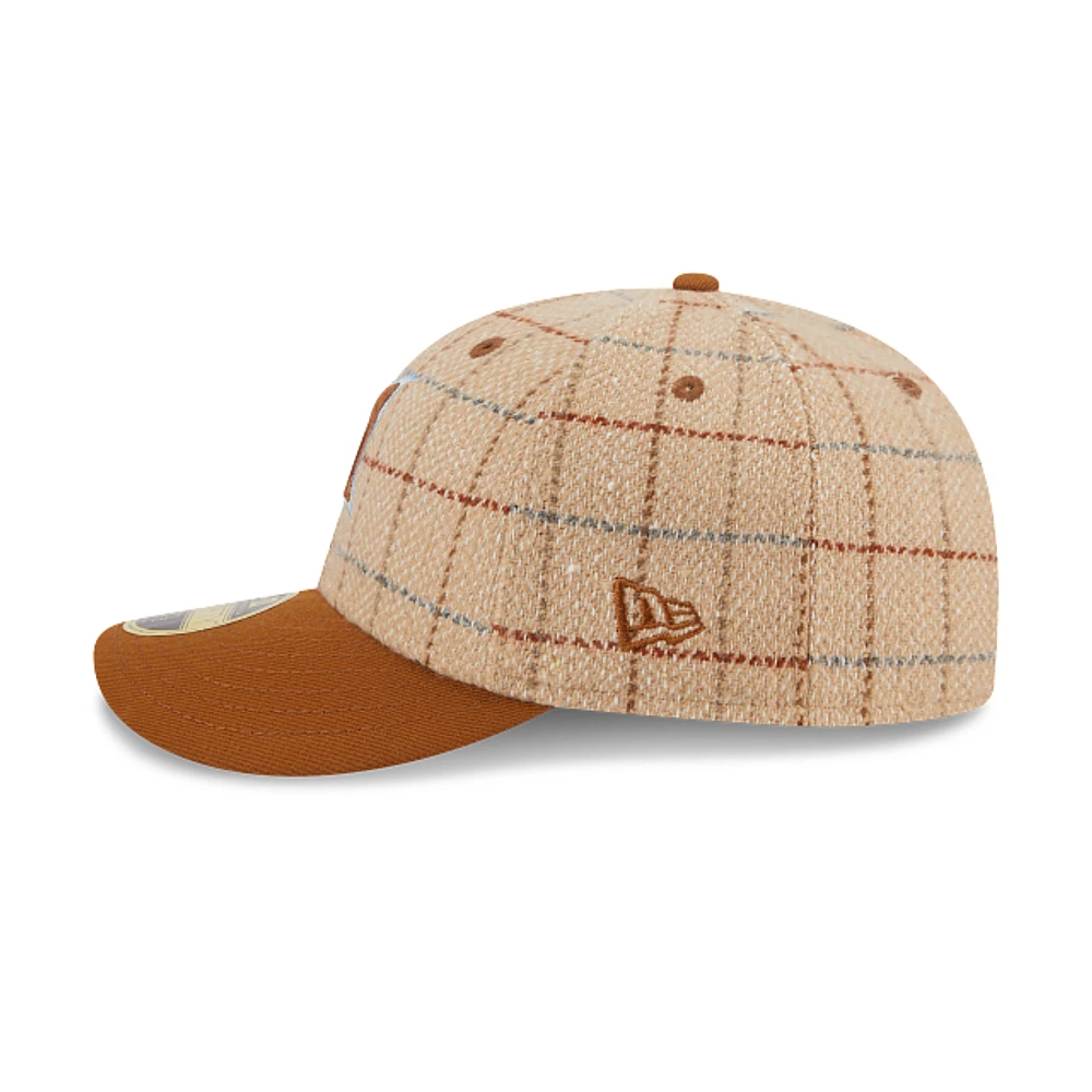 Cleveland Indians MLB Herringbone Check 59FIFTY LP Cerrada