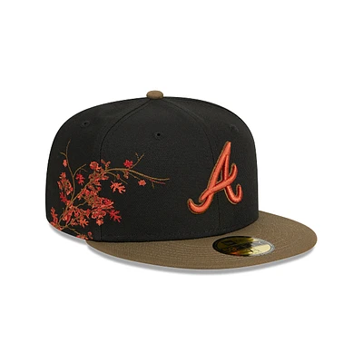 Atlanta Braves MLB Rustic Fall 59FIFTY Cerrada