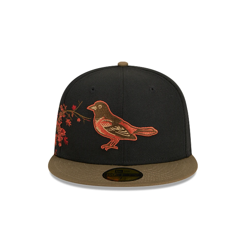 Baltimore Orioles MLB Rustic Fall 59FIFTY Cerrada