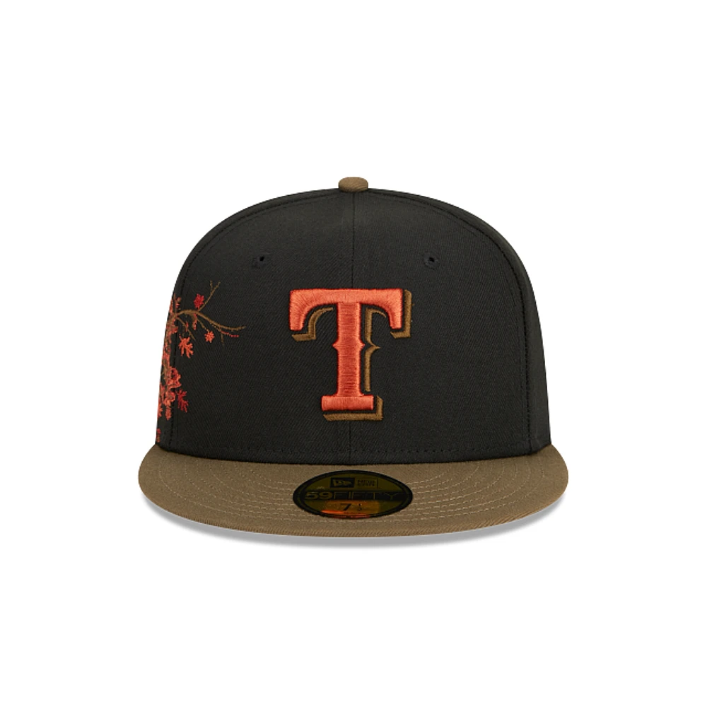 Texas Rangers MLB Rustic Fall 59FIFTY Cerrada