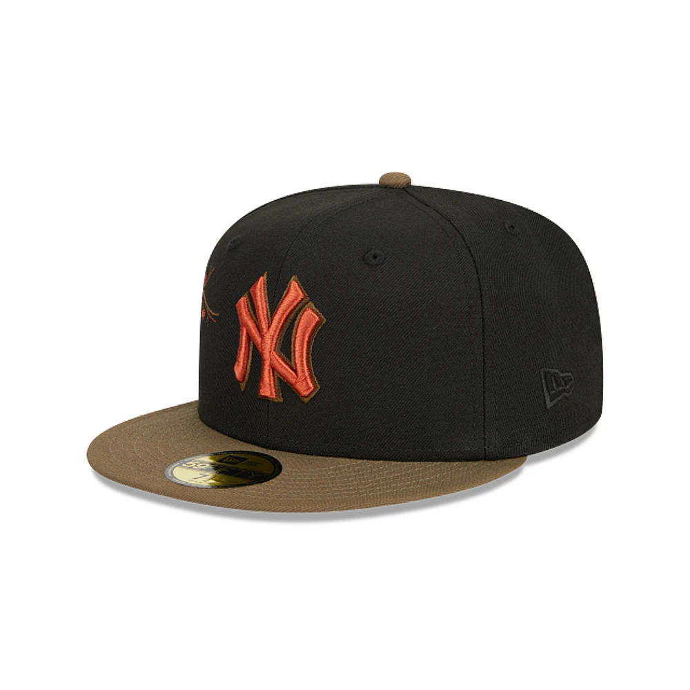 New York Yankees MLB Rustic Fall 59FIFTY Cerrada