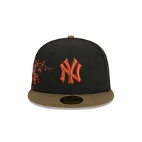 New York Yankees MLB Rustic Fall 59FIFTY Cerrada