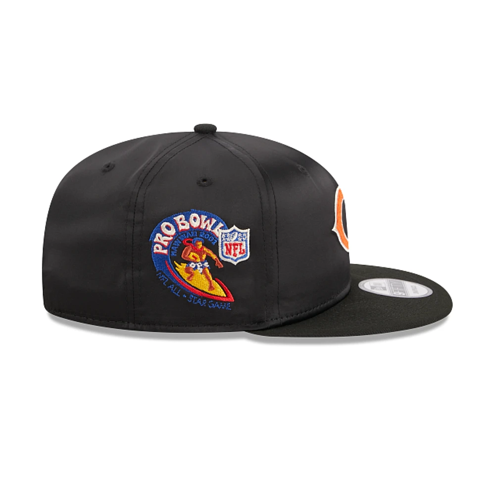 Chicago Bears NFL Satin Black 9FIFTY Snapback