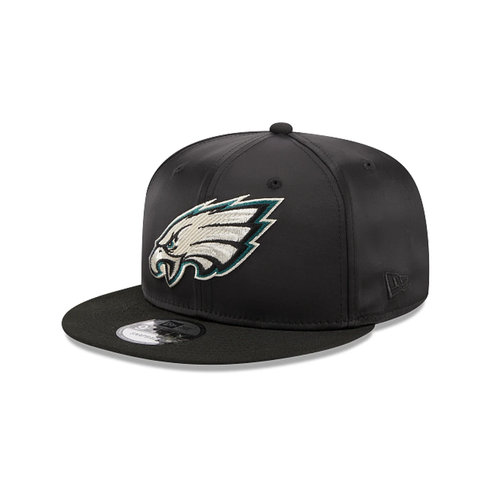 Philadelphia Eagles NFL Satin Black 9FIFTY Snapback