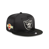 Las Vegas Raiders NFL Satin Black 9FIFTY Snapback