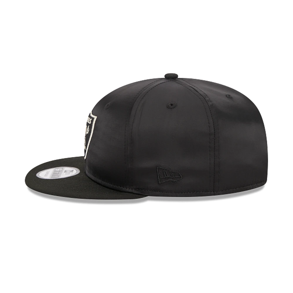 Las Vegas Raiders NFL Satin Black 9FIFTY Snapback