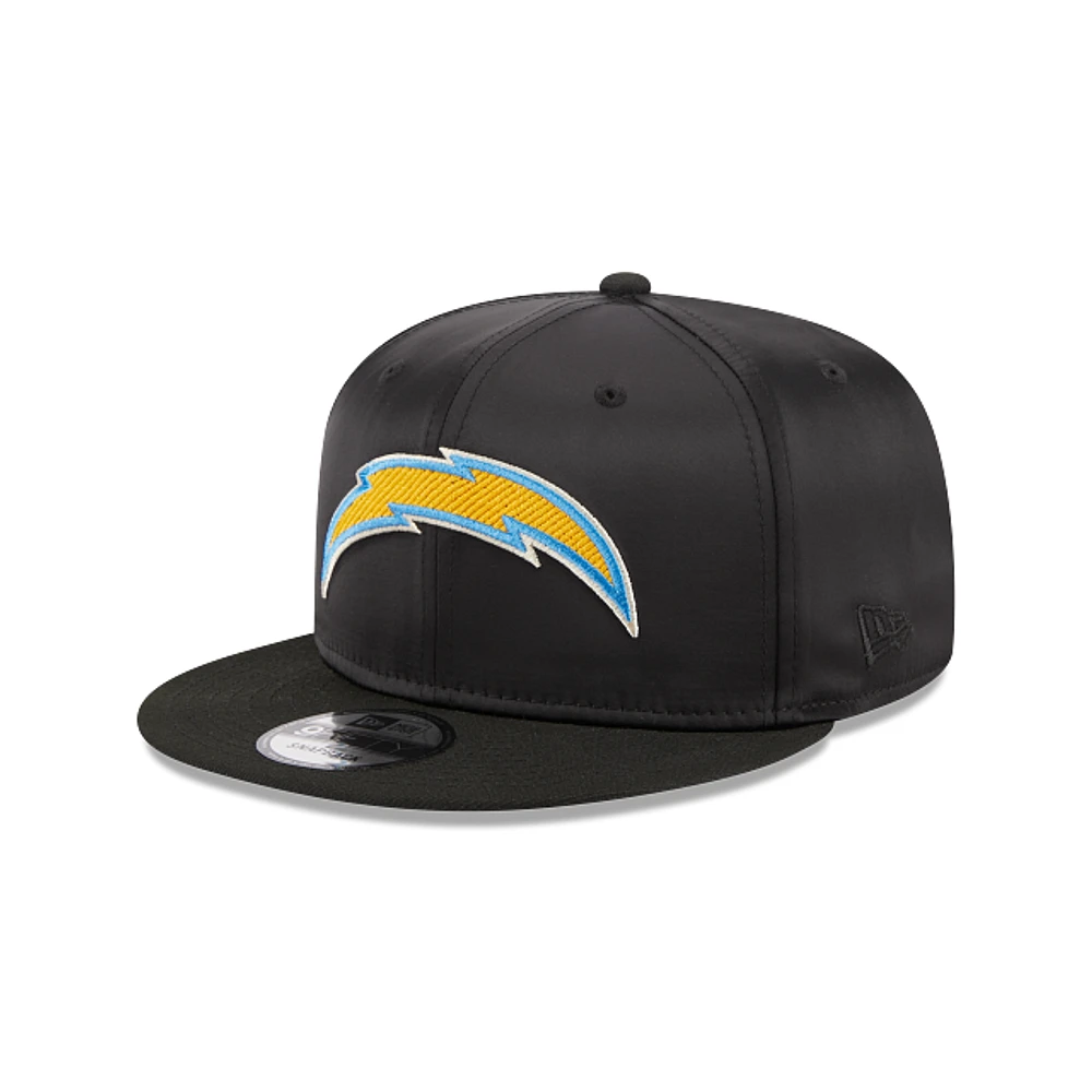 Los Angeles Chargers NFL Satin Black 9FIFTY Snapback