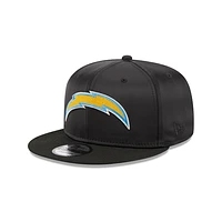 Los Angeles Chargers NFL Satin Black 9FIFTY Snapback