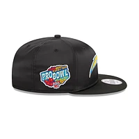 Los Angeles Chargers NFL Satin Black 9FIFTY Snapback