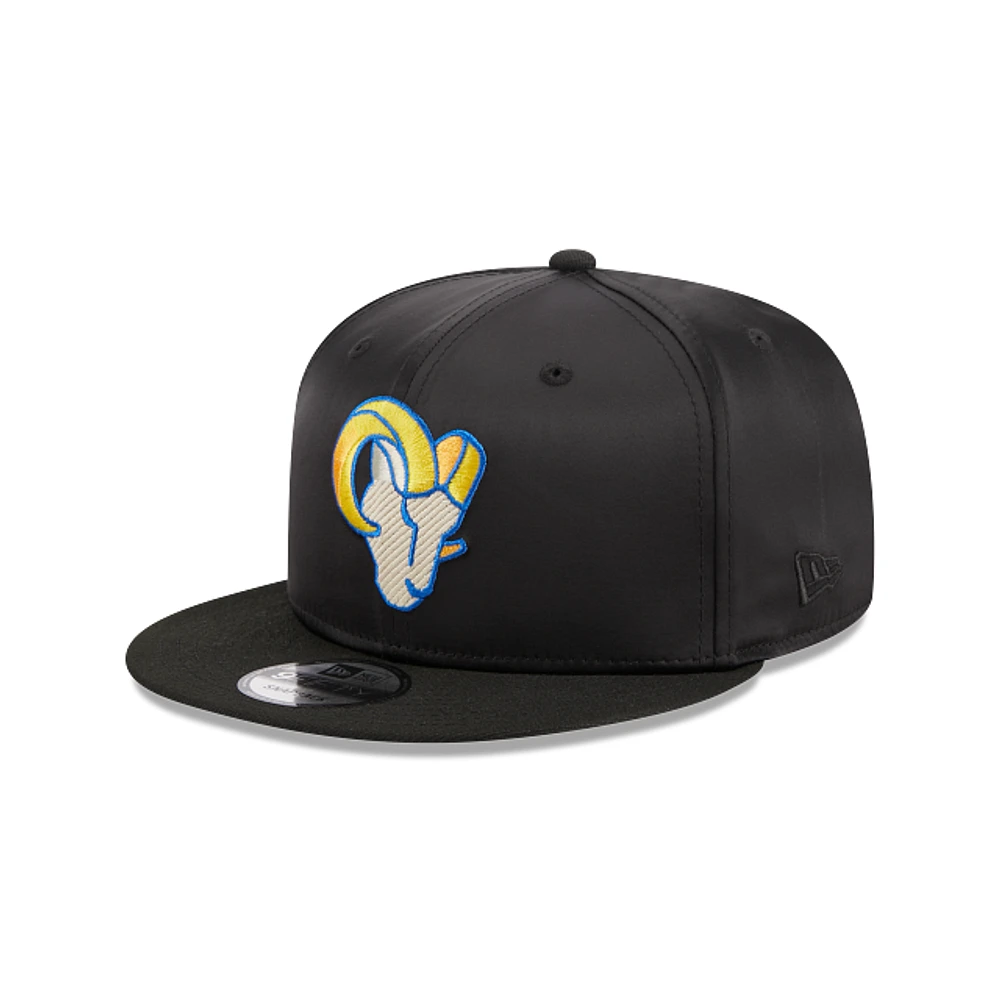 Los Angeles Rams NFL Satin Black 9FIFTY Snapback