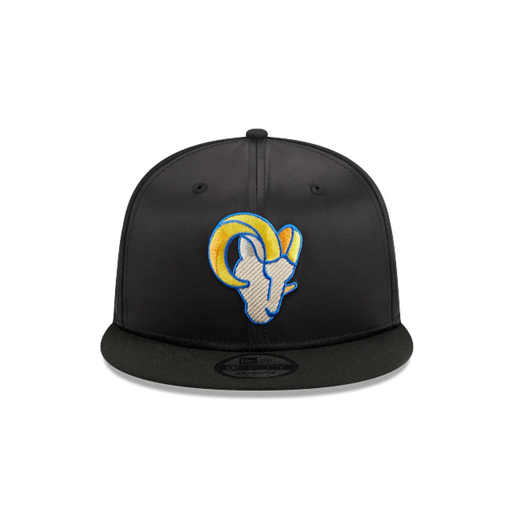 Los Angeles Rams NFL Satin Black 9FIFTY Snapback