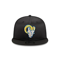 Los Angeles Rams NFL Satin Black 9FIFTY Snapback