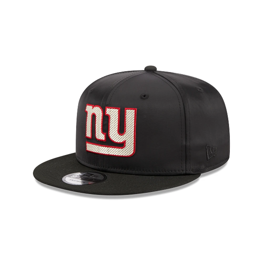 New York Giants NFL Satin Black 9FIFTY Snapback