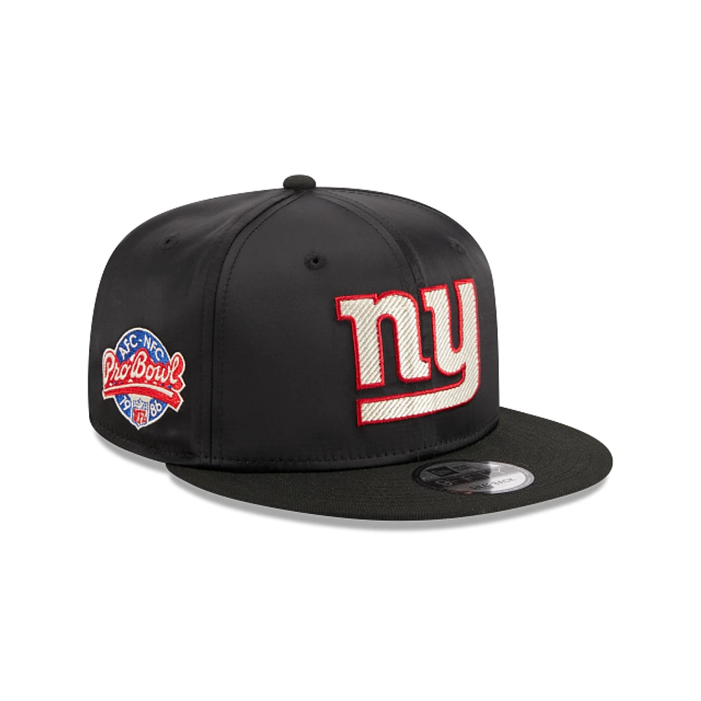 New York Giants NFL Satin Black 9FIFTY Snapback