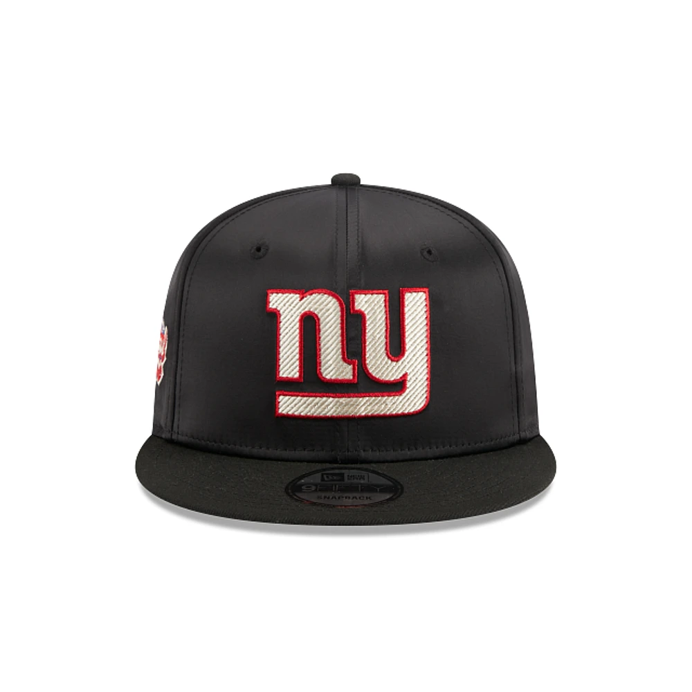 New York Giants NFL Satin Black 9FIFTY Snapback