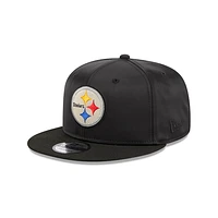Pittsburgh Steelers NFL Satin Black 9FIFTY Snapback
