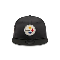 Pittsburgh Steelers NFL Satin Black 9FIFTY Snapback