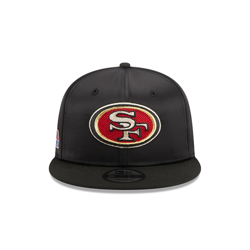 San Francisco 49Ers NFL Satin Black 9FIFTY Snapback