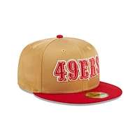 San Francisco 49Ers NFL Satin 59FIFTY Cerrada