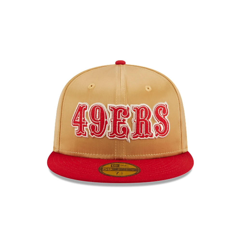 San Francisco 49Ers NFL Satin 59FIFTY Cerrada