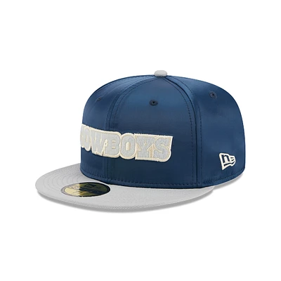 Dallas Cowboys NFL Satin 59FIFTY Cerrada