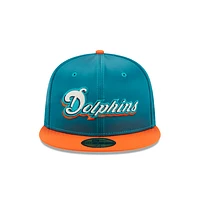 Miami Dolphins NFL Satin 59FIFTY Cerrada