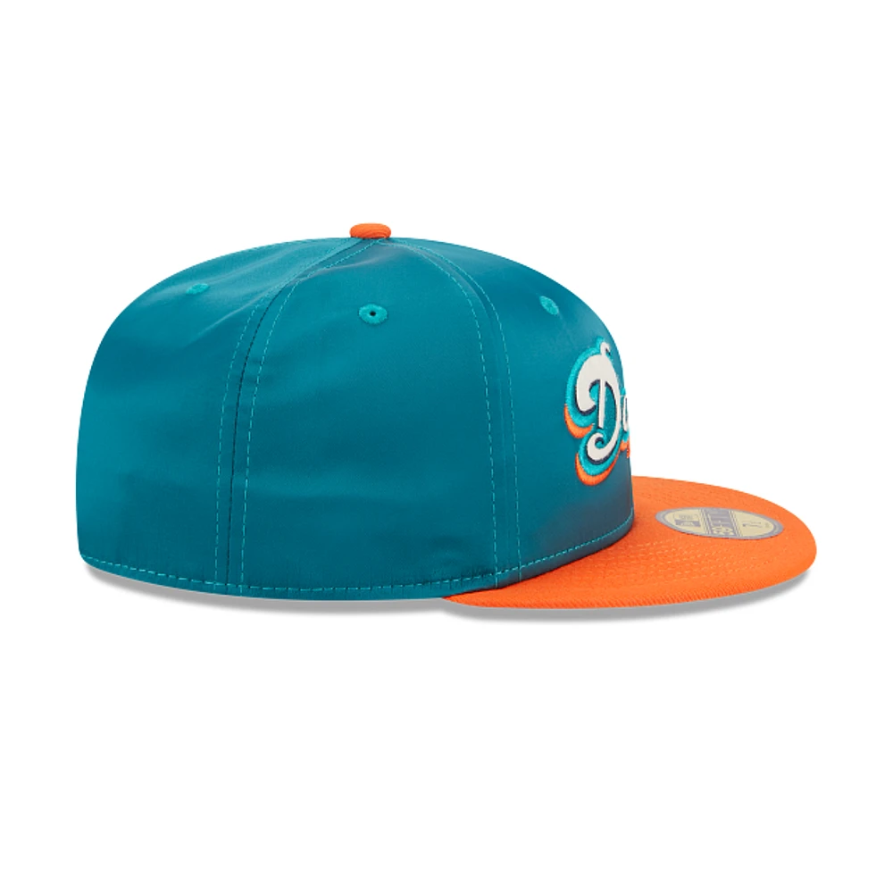 Miami Dolphins NFL Satin 59FIFTY Cerrada