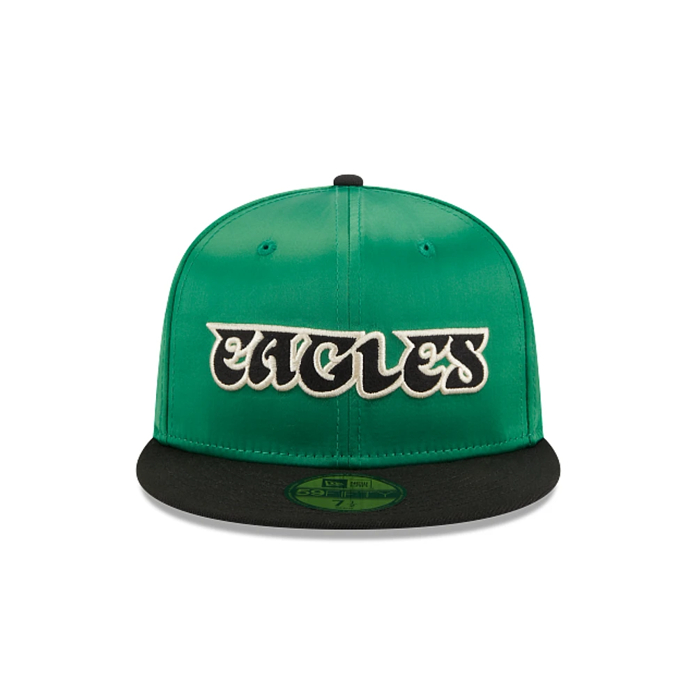 Philadelphia Eagles NFL Satin 59FIFTY Cerrada