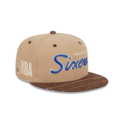 Philadelphia 76Ers NBA Traditional Check 9FIFTY Snapback