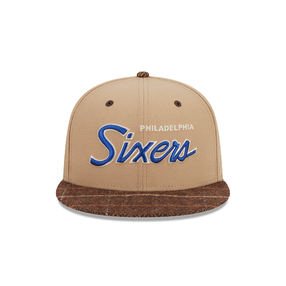 Philadelphia 76Ers NBA Traditional Check 9FIFTY Snapback