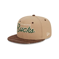 Milwaukee Bucks NBA Traditional Check 9FIFTY Snapback