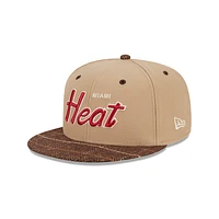 Miami Heat NBA Traditional Check 9FIFTY Snapback