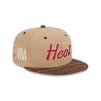 Miami Heat NBA Traditional Check 9FIFTY Snapback