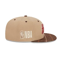 Miami Heat NBA Traditional Check 9FIFTY Snapback